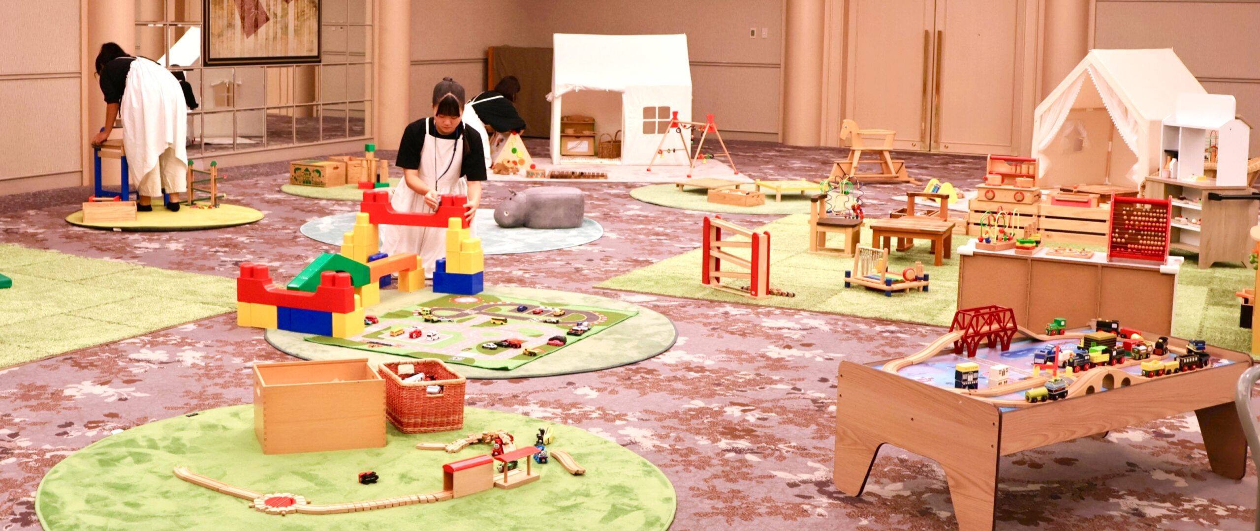 キトコノのキッズスペース設置サービス　ヒルトン名古屋にて