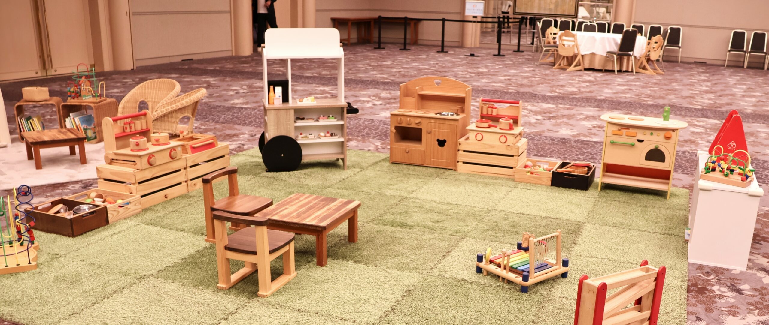 キトコノのキッズスペース設置サービス　ヒルトン名古屋にて
